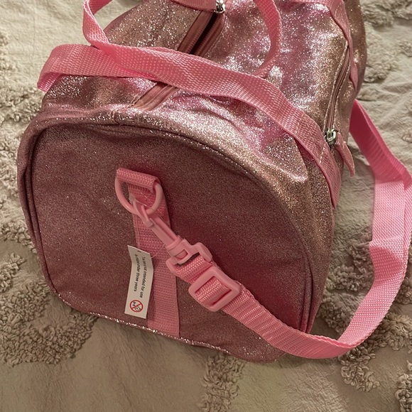 Pink Glitter Mini Sports Bag - Picture 4 of 9